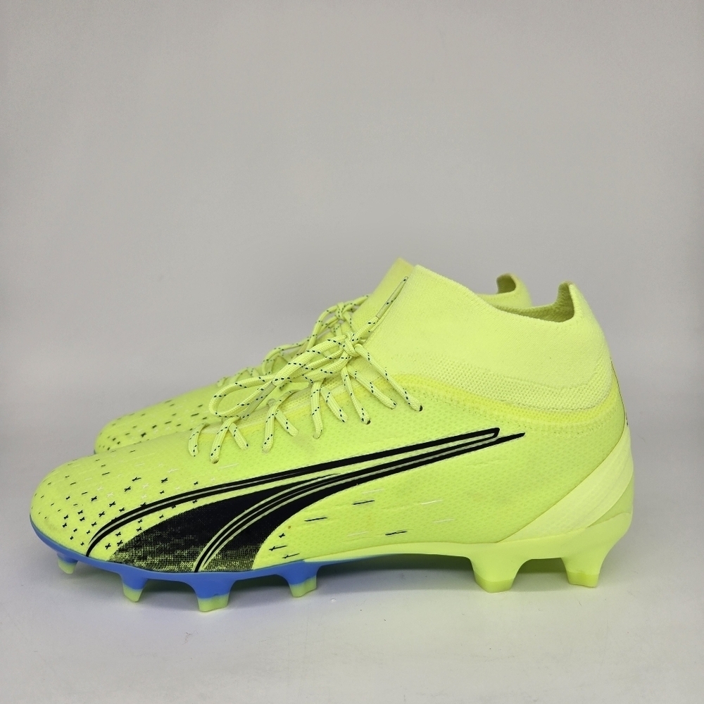 Puma Ultra Pro FG Adult Soccer Cleats 10693101 Fizzy LightParisian Blue Size 11